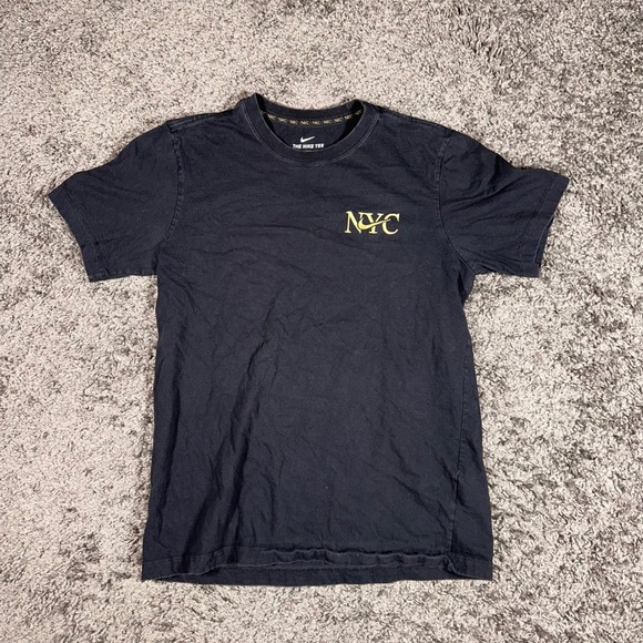 Nike‎ NYC T-Shirt New York City Graphic Tee Short Sleeve Black Mens M - Picture 1 of 10
